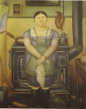 La bonne Fernando Botero Peinture à l'huile